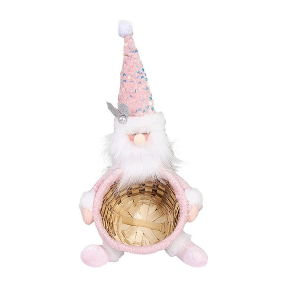 Boreal Craft Cabbage Ornament Christmas Doll Candy Bowl Christmas Candy Storage Xmas Candy Storage Candy Dish Christmas Container For Holiday Table Desk