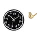 thumbnail image 5 of Reloj De Pared Acrílico Minimalista Moderno Con Figura De Pájaro Dorado, Escultura Artística, Adorno Decorativo Silencioso Para Oficina, Cocina, Comedor, Sala De Estar, Inauguración De La, 5 of 8
