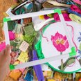 thumbnail image 3 of SHOWERORO Support de Broderie Carré 2Square PVC pour Projets DIY en Famille, 3 of 7