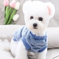 thumbnail image 4 of Pet Sweater; Warm Winter Plush Dog Sweater Knitwear Cat Vest; For Small & Medium Dogs, 4 of 13