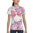 thumbnail image 5 of Hello Kitty T Shirts For Girls Boys, 3d Print Cartoon Graphics T Shirt, Youth Crewneck T-Shirt, Unisex Short Sleeve Top Tees Age 4-16 Years, 5 of 7