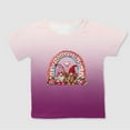 thumbnail image 3 of Gerichy Girls Graphic Print T-Shirt Girls Valentines Day Shirt Crewneck Summer Graphic Print Tops for Girls, 3 of 5