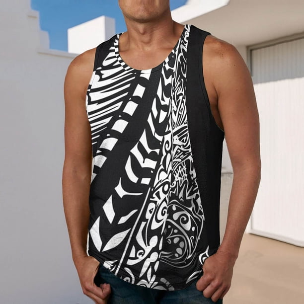 Camiseta sin mangas de cuello redondo para hombre, ropa deportiva para el hogar, pijamas, camiseta de color liso, blusa deportiva, blusa de poliéster para hombre