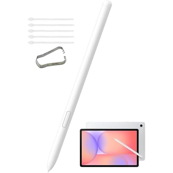 wonima01 Galaxy Tab S10 Lite S Pen for Samsung Galaxy S10 Lite Stylus Pen Replacement, Stylus for Samsung Galaxy Tab S10 Lite SPen with Tips/Nibs Tweezer (White)