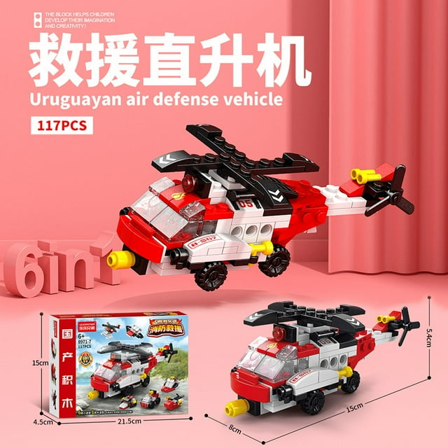 Aircraft Carrier Castle Building Blocks Assembled Toys-KEEW