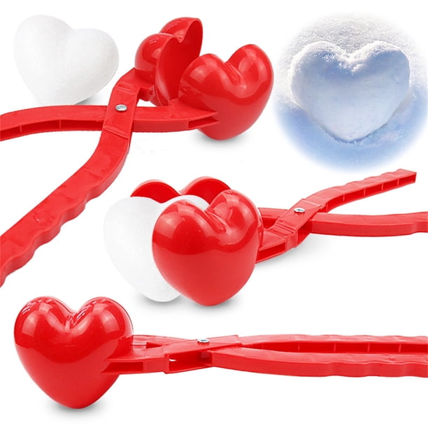 Boules Neige Pour - Jouets Neige En Forme Cœur Fun Love Avec Poignée Boules Neige Pour - Jouets Neige En Forme Cœur Fun Love Avec Poignée