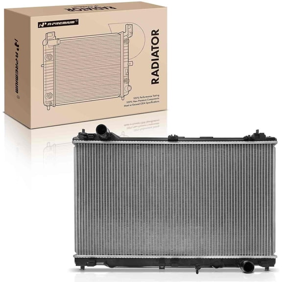 A-Premium Engine Coolant Radiator Assembly Compatible with Lexus IS250 2014-2015, IS300 2016-2017, IS350 2014-2017, 2.5L 3.5L, Manual Transmission, Replace# 1640031870