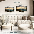 thumbnail image 4 of Elephant Stock Blue Ridge Mountain Sunrise Wall Art - Horizontal Multi Panel Canvas - Living Room Wall Decor - Nature Multi Panel - Yellow And Brown Decor - 43" x 27", 4 of 8