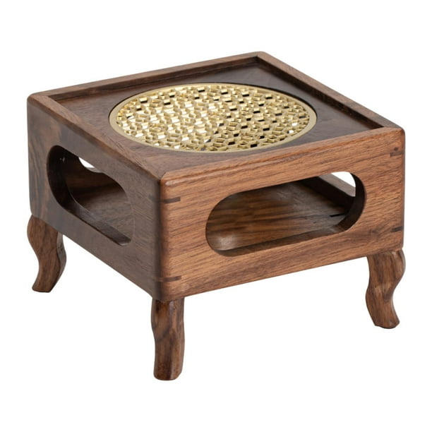 Calentador de tetera portátil para calentar té, Base calefactora de tetera resistente, calentador de tetera para camping, café, viajes, hogar