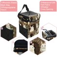 thumbnail image 2 of Animal Foldable Mini Trash Can Car Trash Can with Lid Leak-Proof Hanging Storage Bag for Car, 2 of 6