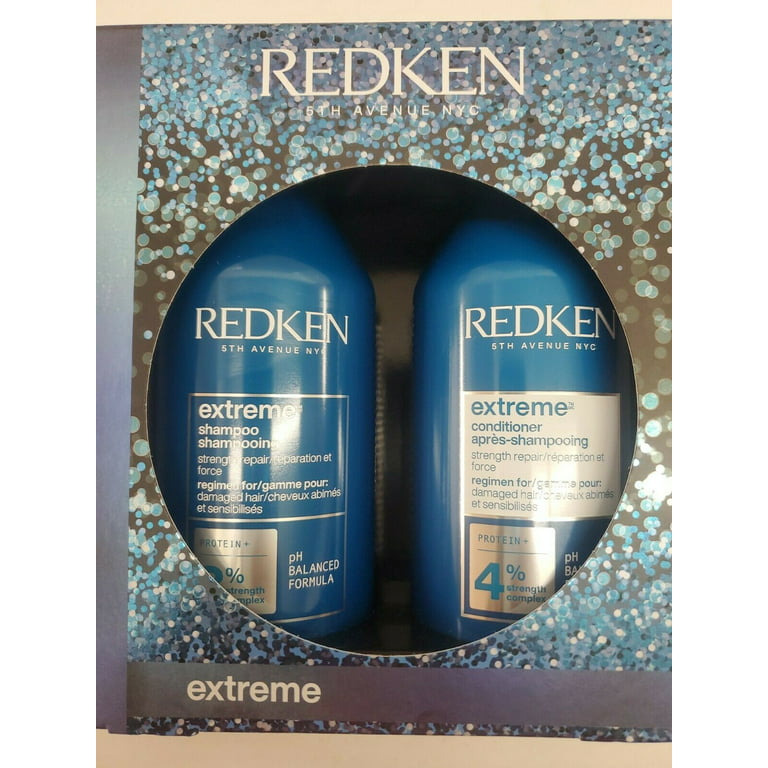 Redken Extreme Shampoo and Conditioner 16.9 oz Duo Set for Damaged Hair -