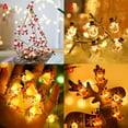thumbnail image 6 of [Brand Promotion!]Copper Wire Snowman Santa Claus String Lights Decorative Lights Christmas String Lights for Wedding Party Christmas Tree for Indoor Outdoor Battery Operated, 6 of 6