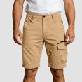 thumbnail image 2 of Zshosam Workout Shorts Men Men's Extreme Motion Crossroad Cargo Short for Summer (Khaki,L), 2 of 9