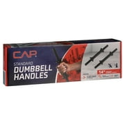 CAP Standard 14 Threaded Dumbbell Handle Set, Black