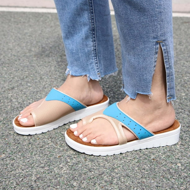 Sandalias planas de nuevo estilo, zapatos de playa de verano