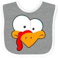 thumbnail image 3 of Inktastic Thanksgiving Goofball Turkey Face Boys or Girls Baby Bib, 3 of 4