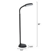 Lavish Home Led Sunlight Floor Lamp With Dimmer Switch Lavish Home Led Sunlight Floor Lamp With Dimmer Switch Image 3 Of 7