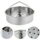 thumbnail image 4 of Cesta de vapor de acero inoxidable, estante de cocina para cocinar al vapor, vaporera de alimentos, 1 ud., 4 of 5