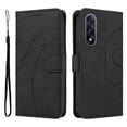 thumbnail image 2 of Flip Case for Oneplus Nord 5 5g Curved Pressure Line Card Slots and Kickstand Function Skin Feel Leather and Frosted Tpu, 2 of 5