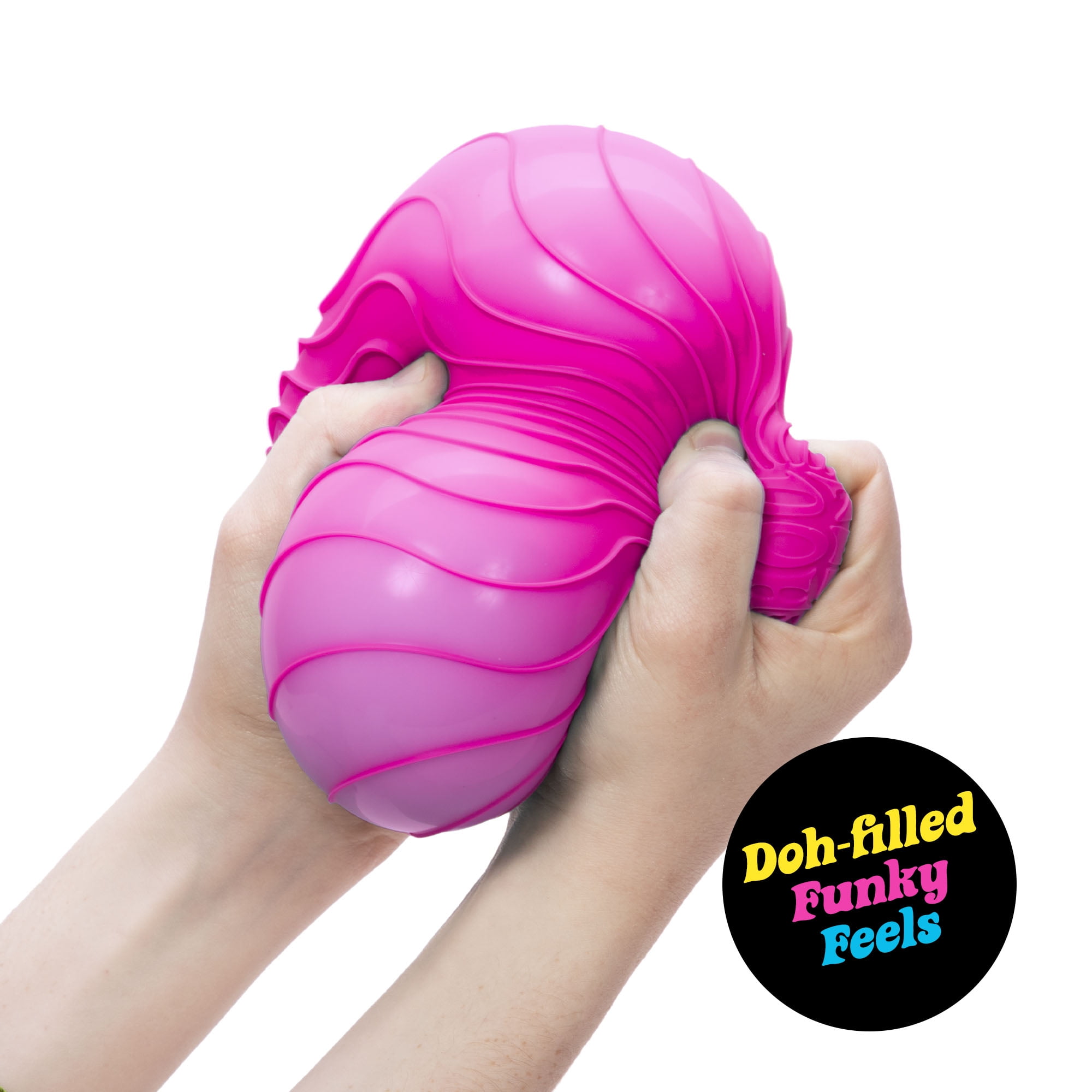NeeDoh, Super Ripples Fidget Ball - Rubber, Novelty Toy, (1 Piece, Color May Vary), Children Ages 3+