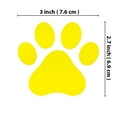 thumbnail image 2 of WIRESTER 3" x 3" Vinyl Decor Decal Sticker Removable For Notebook, Ipad, Car, Set 12pcs - Yellow, 2 of 5