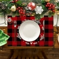 thumbnail image 2 of Table Chargers round Small Kitchen Table Set for 4 Placement Mats for Dining Table round Tall Small Kitchen Table Set for 4 round Table Dining Set for 10 Christmas Placemat Linen Tablecloth, 2 of 4