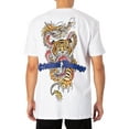 thumbnail image 3 of Criminal Damage Dragon Tiger Fight Back Graphic T-Shirt, White, 3 of 6