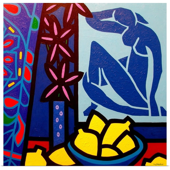 Great BIG Canvas | Rolled John Nolan Poster Print entitled Homage To Matisse I