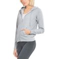 thumbnail image 3 of Ladies Terry Cotton Hoodie Jacket, 3 of 4