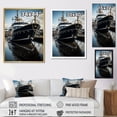 thumbnail image 4 of Designart "Port Dockside gracefulness I" Nautical & Beach Floater Framed Wall Art Print, 4 of 7