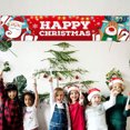 thumbnail image 1 of Xingzhi Banner Christmas Party Decoration Hanging Fence Backdrop Sign 180x40cm Festival Streamer for Home Garden Decor, Type 2, 1 of 7