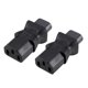 thumbnail image 1 of Adaptador de enchufe IEC320 macho C8 a hembra C13 AC 125V 10A/AC250V 2.5A para conexión de cable 2 Pcs, 1 of 3