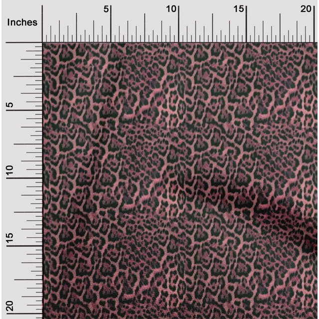 oneOone Viscose Chiffon Light Pink Fabric Animal Skin Craft Projects Decor Fabric Printed By The Yard 42 Inch Wide