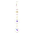 thumbnail image 2 of D-GROEE 2PCS Prism Suncatchers, Hanging Faux Crystals Ornament Sun Catcher with Chain, 2 Pack Glass Beads Ball Prisms Pendant Rainbow Maker for Window Home Office Garden Decoration, 2 of 8