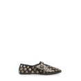 thumbnail image 2 of Jeffrey Campbell Holed Black Gold Silver Fashion Slip On Flat Mary Jane Flat Shoes, 2 of 3