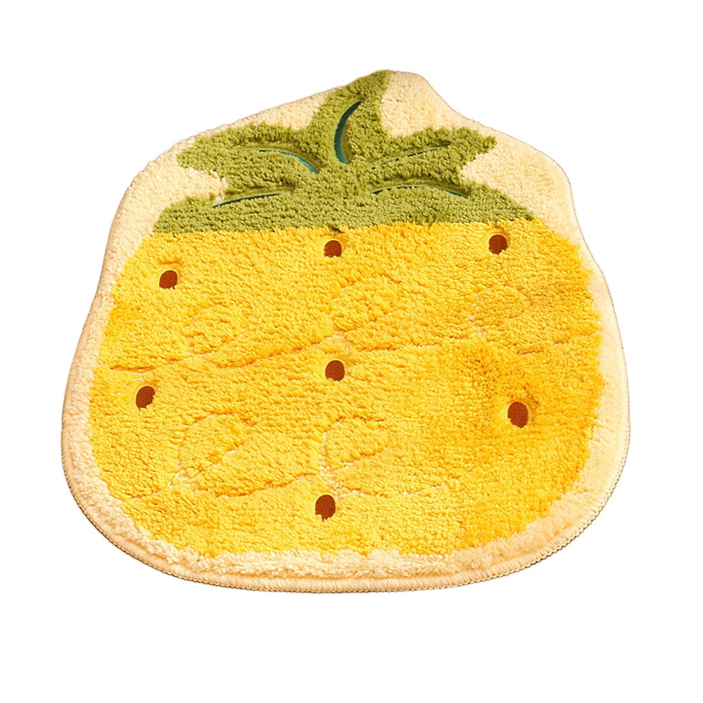 CSCHome Non Slip Cute Fruit Shape Bathtub Rug for Home Bathroom Living