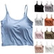 thumbnail image 1 of Sudadera con capucha para mujer,Camisola de lentejuelas con almohadillas para el pecho, camiseta de yoga de poliéster, ropa informal sin mangas para mujer, sopatenor, 1 of 8
