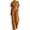 Orange, variant on AJGRHE Women's Wide Leg Jumpsuits Summer Half Turtleneck Short Sleeve Wide Leg Jumpsuit Casual Solid Loose Long Pants Fashionable Piece Khaki S