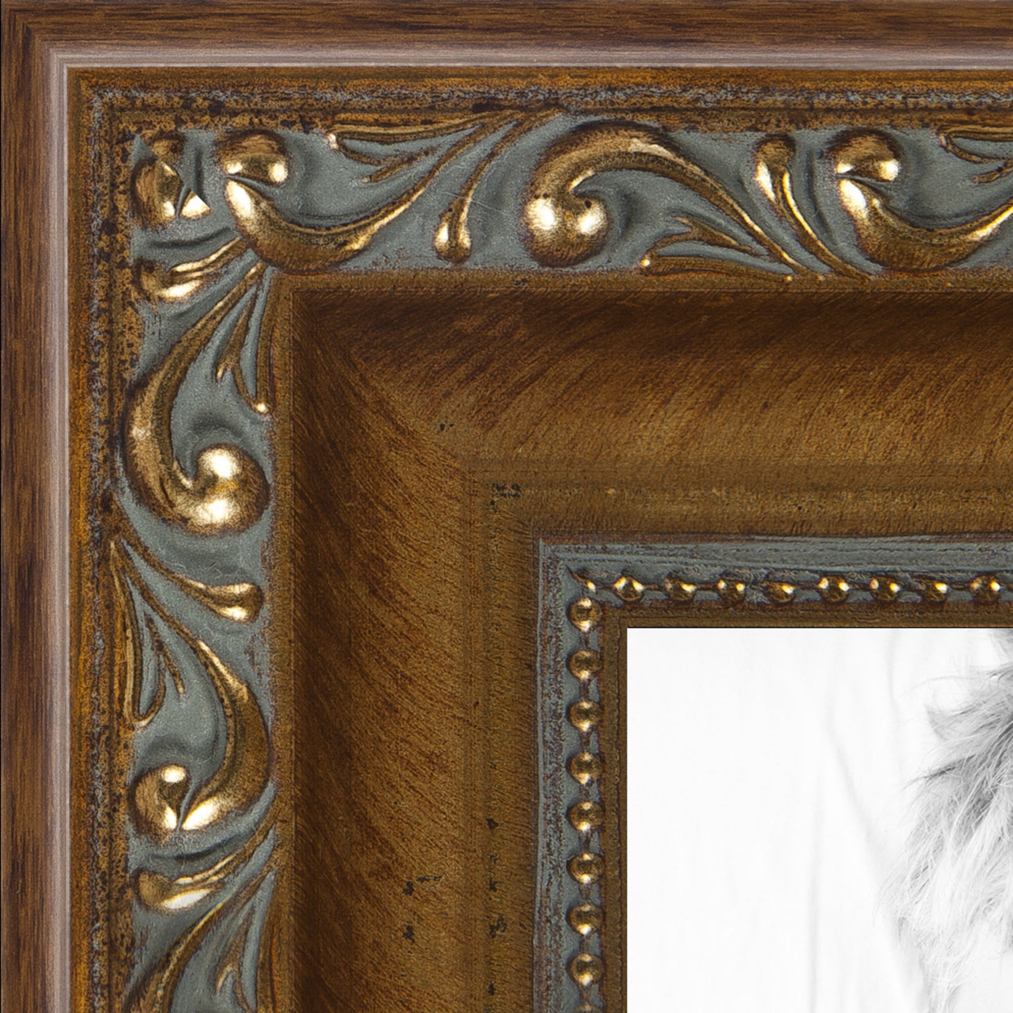 ArtToFrames 18x22 Inch Dark Gold Picture Frame, This Gold Wood Poster