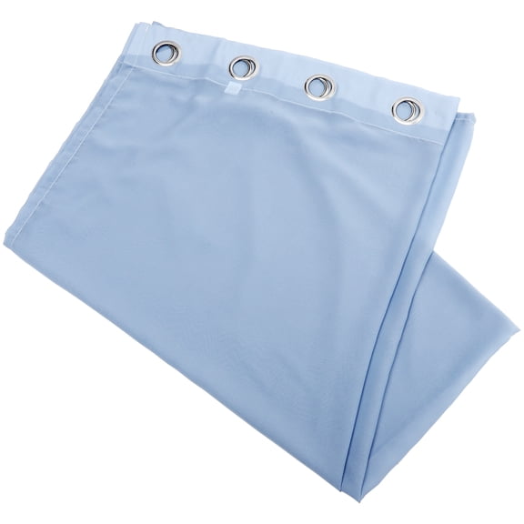 NICEXMAS Sky-Blue Polyester Waterproof Curtain for Home and Outdoor Use