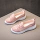 thumbnail image 3 of Zapatillas de deporte sin cordones con soporte para el arco para caminar, zapatos de trabajo casuales antideslizantes para mujeres, 3 of 9