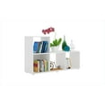 thumbnail image 2 of HomeRoots 250768 L- Cubbies with 4- Open Shelves - White, 2 of 2