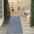 thumbnail image 3 of Nourison Positano POS01 Indoor/outdoor Area Rug - Navy Blue 2'2" x 12', 3 of 11