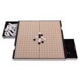 thumbnail image 1 of Juego de Ajedrez Chino Weiqi Go Plegable de Doble Cara Sunnimix 2 en 1, 1 of 8