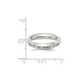 thumbnail image 2 of Ladies Comfort Fit 4mm Wedding Band Ring in Sterling Silver, 2 of 6