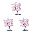 thumbnail image 2 of Ruiboury Color Changing Rose Lamp 鈥?Lighted Remote Control Gift For Any Occasion Wide Application Artificial Bonsai Tree Lights pink black rod 3Set, 2 of 6