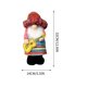 thumbnail image 3 of Sombrero de ala ancha con gnomo, figura navideña sin rostro estilo Rodolfo | Decoración festiva para el hogar y la oficina | Adorno navideño de la suerte | Regalo fantástico para festivales d, 3 of 5