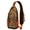 Orange-28, variant on Llama Print Sling Backpack, Lightweight Crossbody Daypack with Cute Llama Face Cartoon Pattern, Adorable Kawaii Alpaca Design, Funny and Cute Anti-theft Travel Bag for Daily Use, Outdoor, Gym