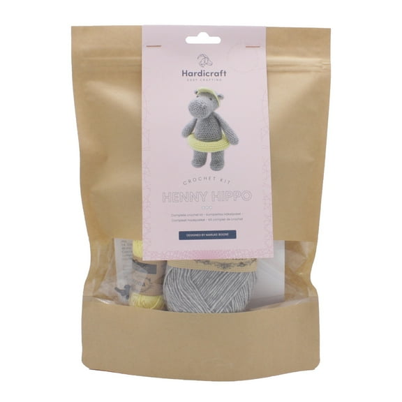 Hardicraft Amigurumi Kit-Henny Hippo Crochet
