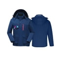 thumbnail image 3 of guisaled Heated Jackets for Men Fashion Printed Waterproof Soft Shell Winter Jacket Hooded Thicken Outdoor Electric 3 Areas Heated Coat, 3 of 5